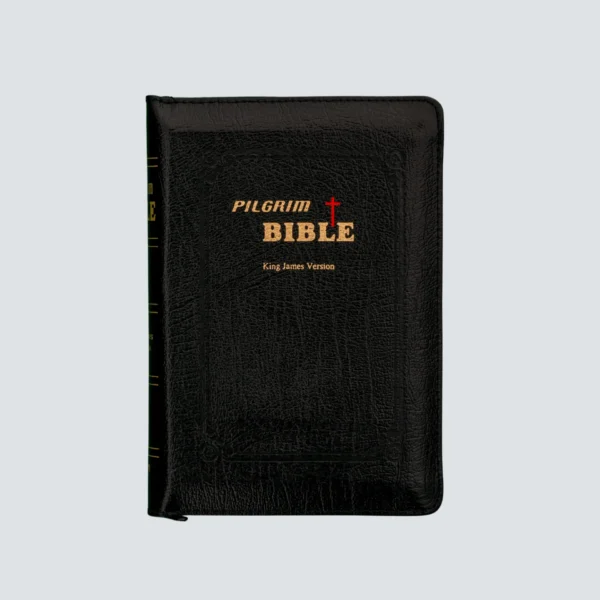 KJV Pilgrim Bible Genuine Leather zipper