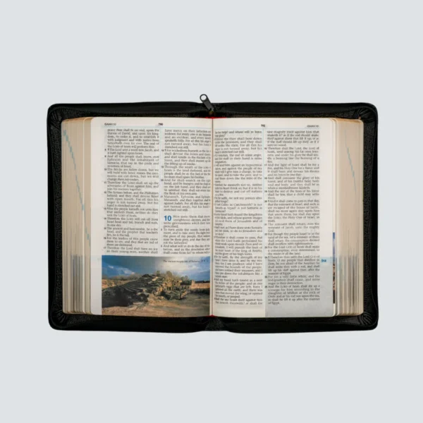 KJV Pilgrim Bible Genuine Leather zipper - Image 3