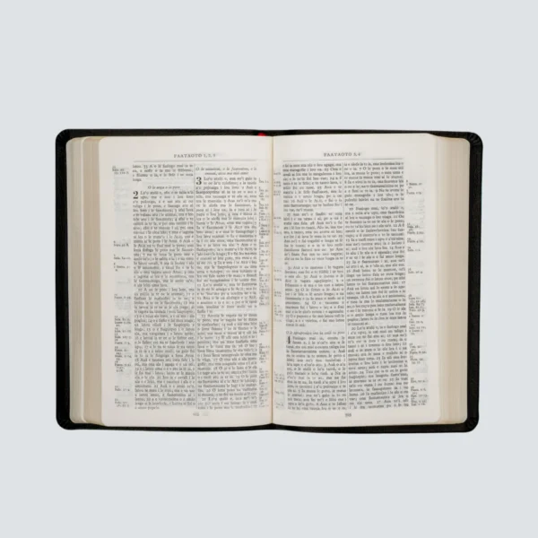 Bible - Samoan Reference Revised Black Leather (Boxed) - Image 3