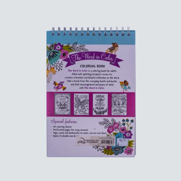 The Word in Colour Colouring Book - Image 2